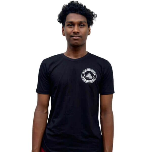 Athma T-Shirt Black Front